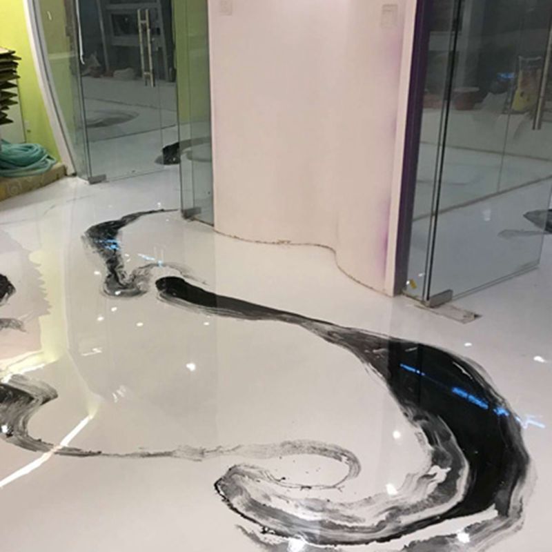 水性泼墨地坪