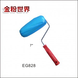 蓝色艺术滚筒刷